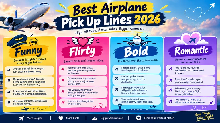 airplane pick up lines