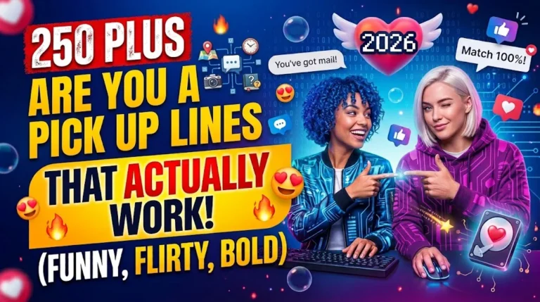are you a pick up lines