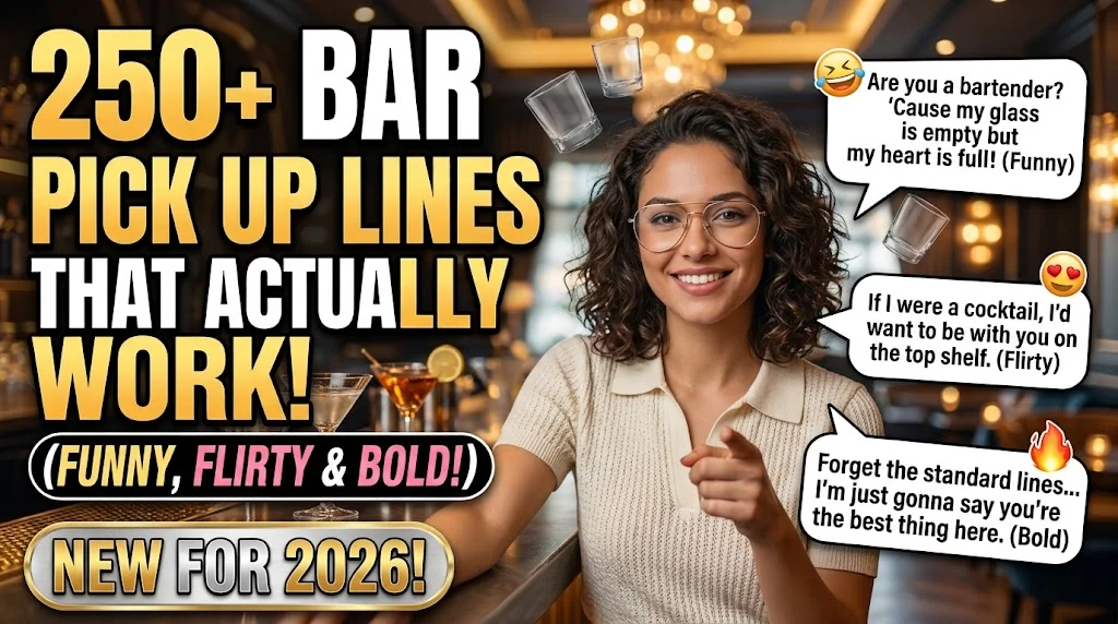 bar pick up lines