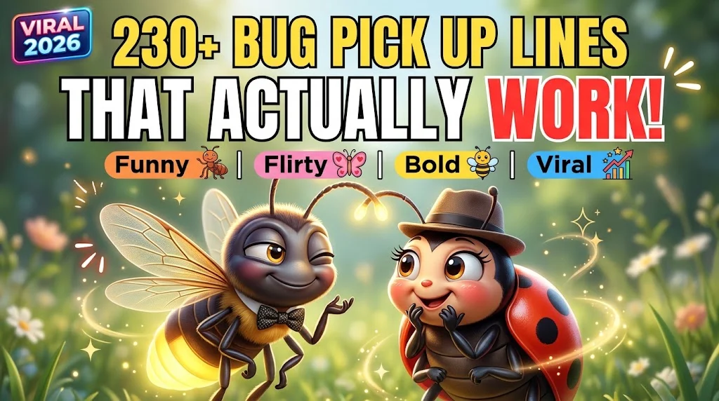 bug pick up lines
