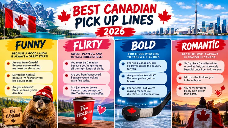 canadian pick up lines