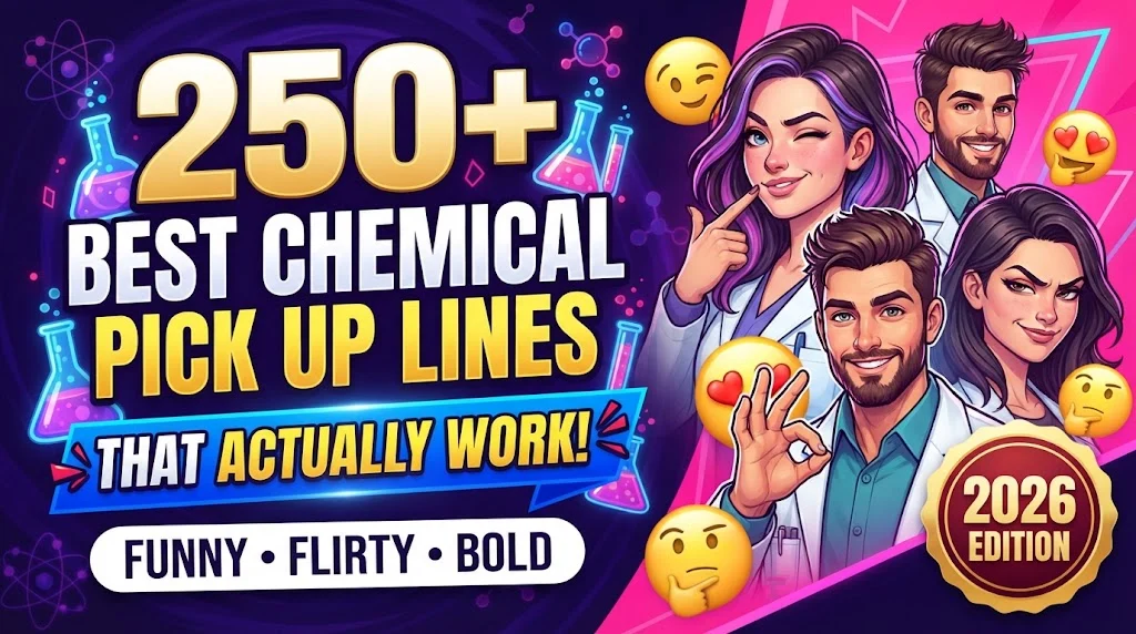 chemical pick up lines
