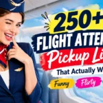 flight attendant pick up lines