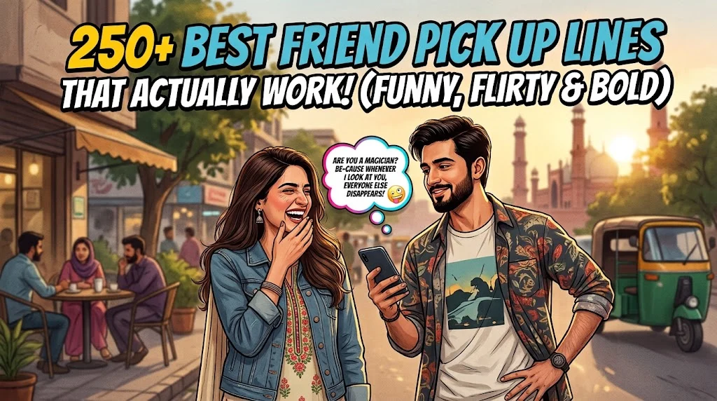 friend pick up lines