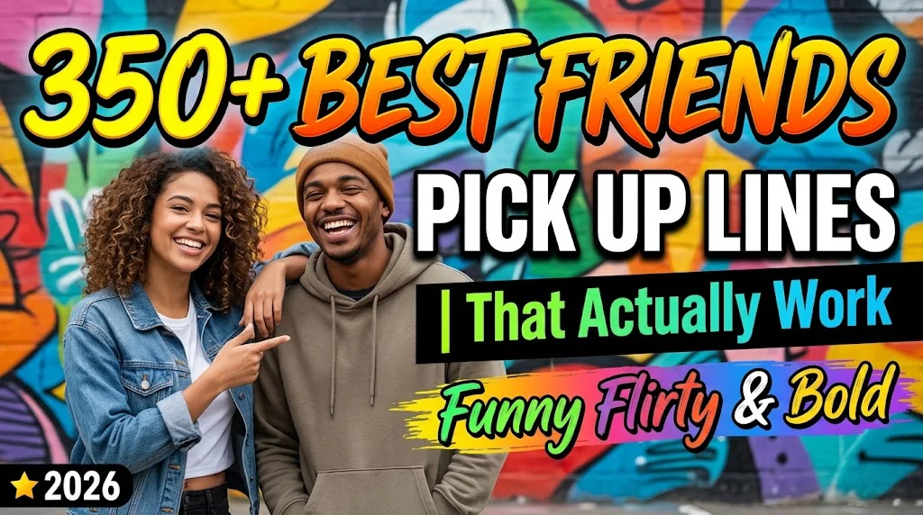 Friends Pick Up Lines