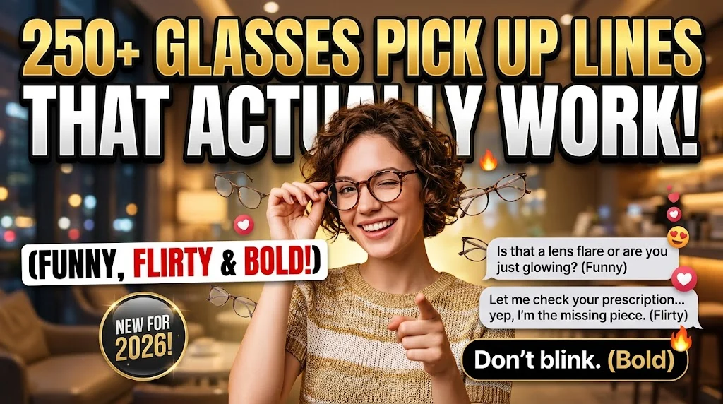 glasses pick up lines
