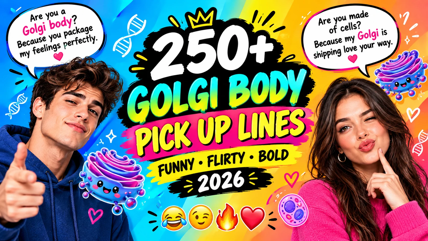 golgi body pick up lines