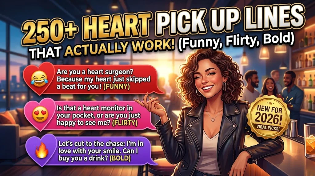 heart pick up lines