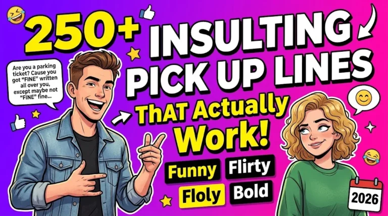 insulting pick up lines