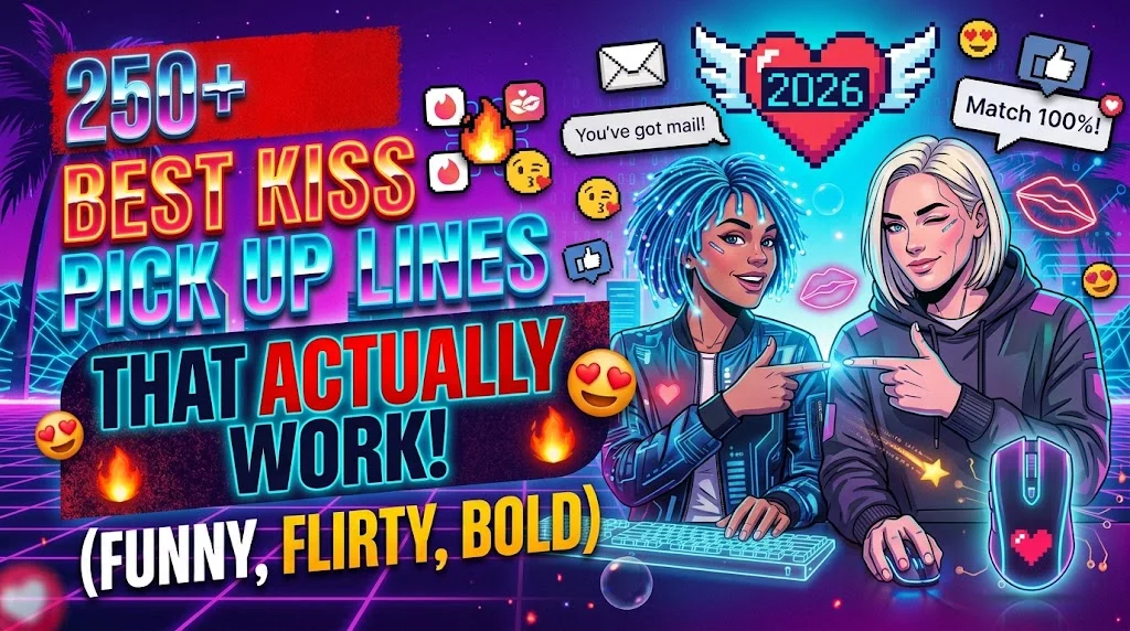 kiss pick up lines