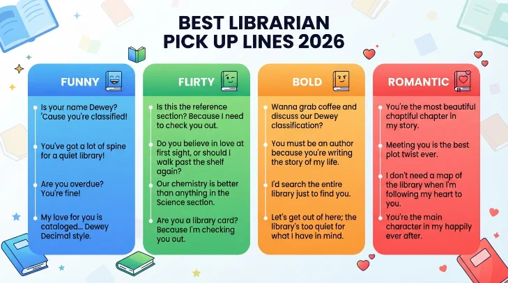 librarian pick up lines