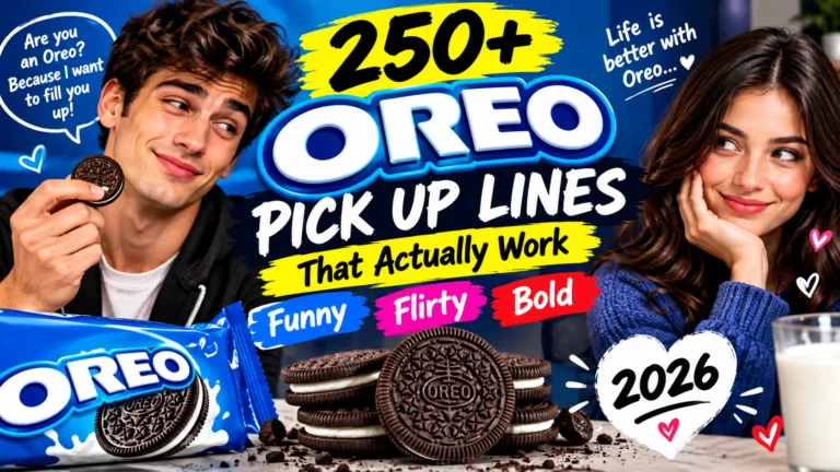 oreo pick up lines