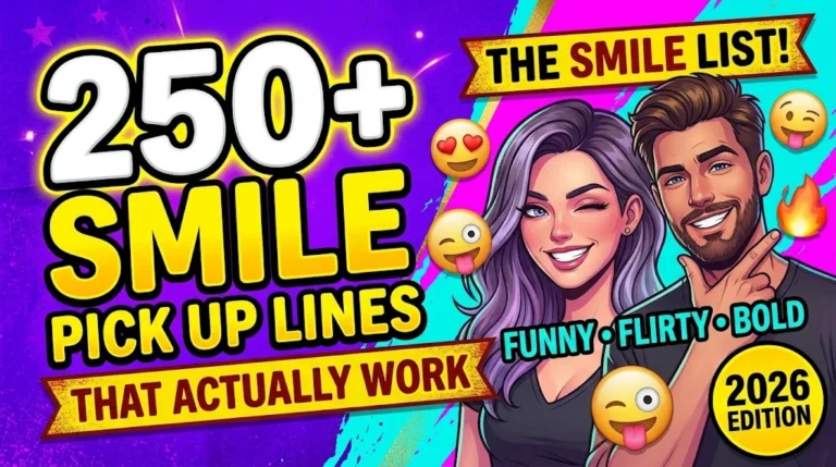 pick up lines about smiles