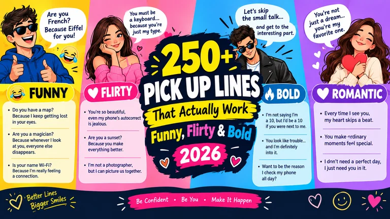 pick up lines for