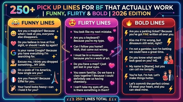 pick up lines for bf