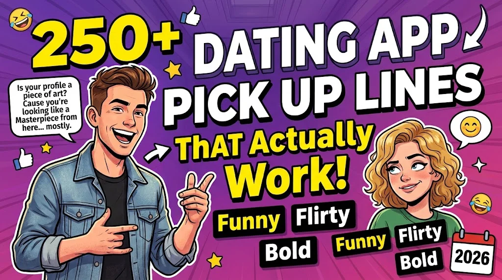 pick up lines for dating apps