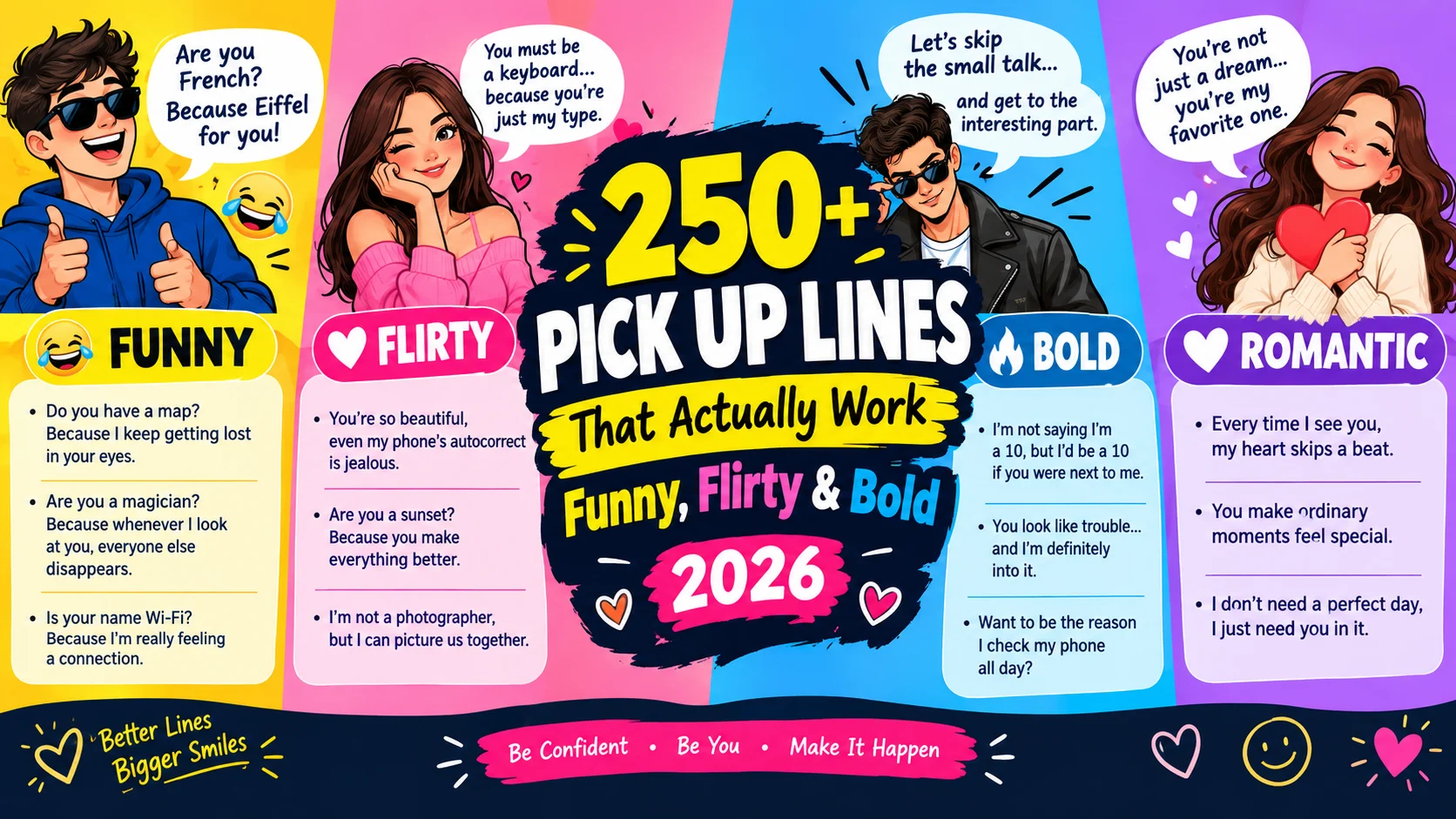 pick up lines for