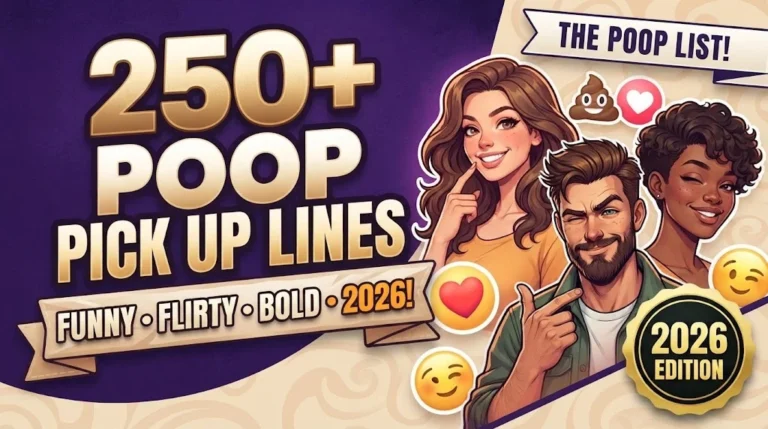 poop pick up lines