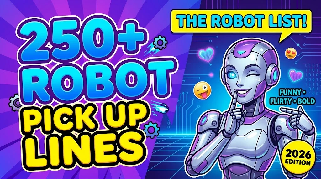 robot pick up lines