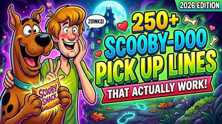 scooby doo pick up lines