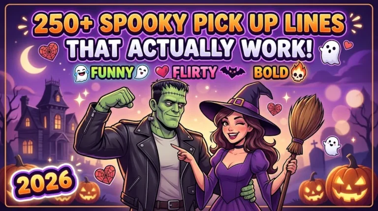 spooky pick up lines
