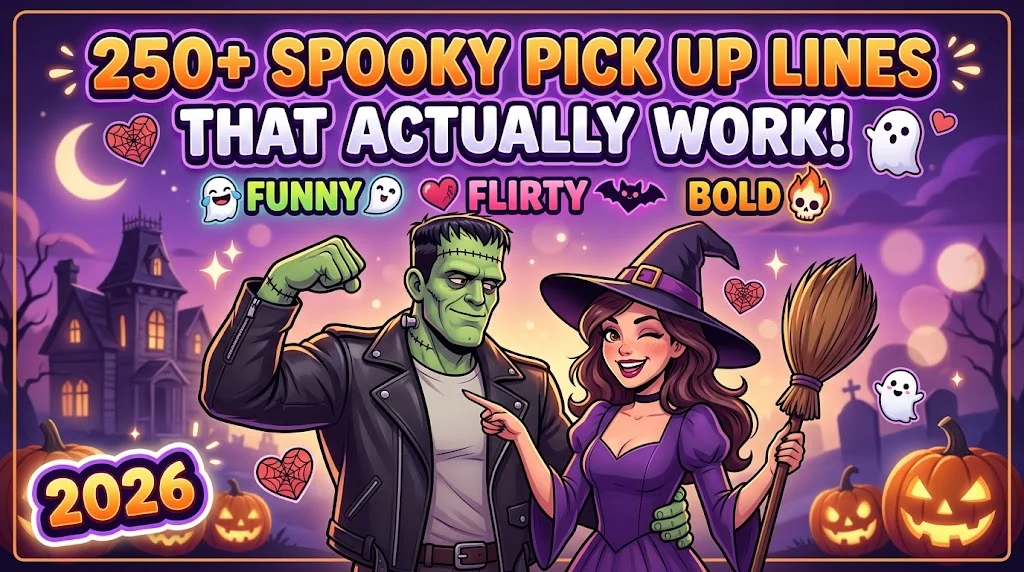 spooky pick up lines