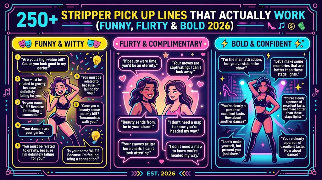 stripper pick up lines