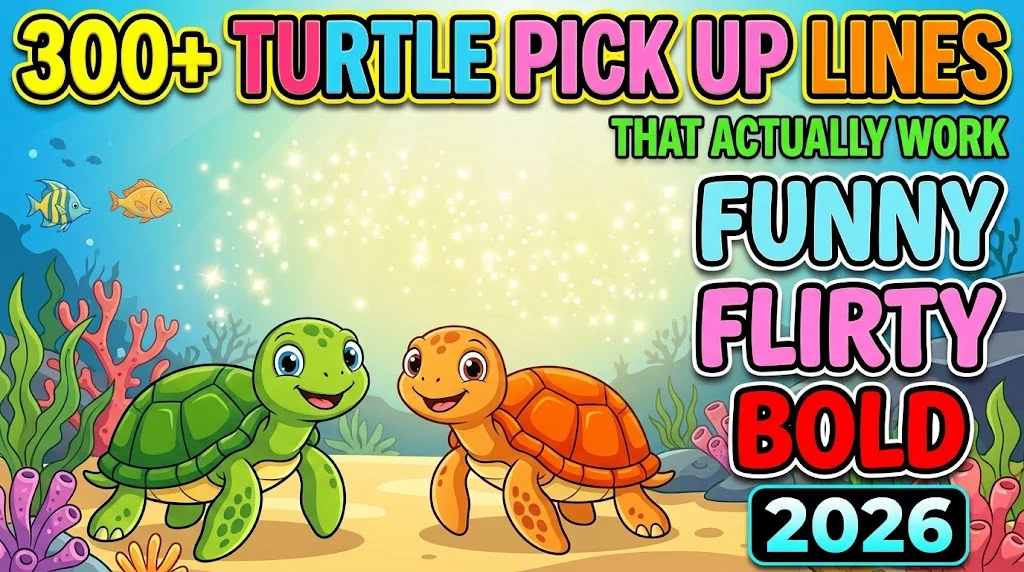 turtle pick up lines