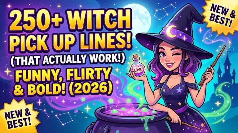witch pick up lines