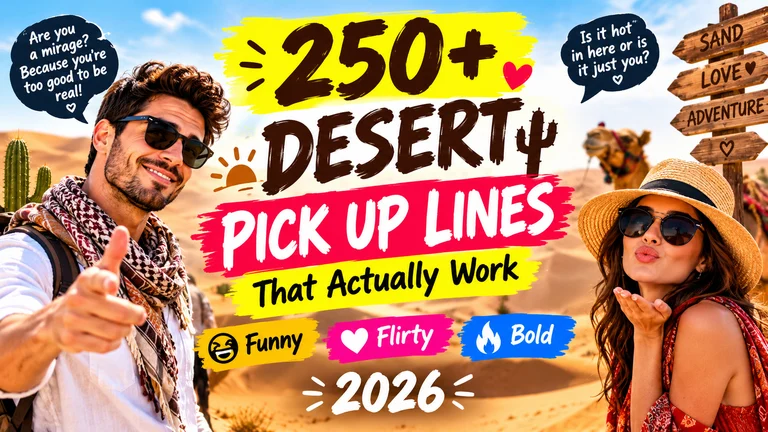 Desert Pick Up Lines