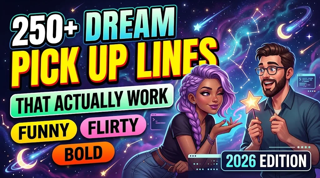 Dream Pick Up Lines