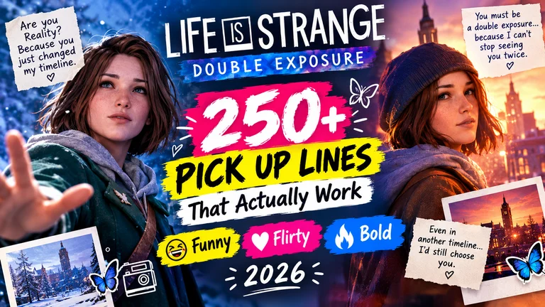 Life is Strange Double Exposure Pick Up Lines