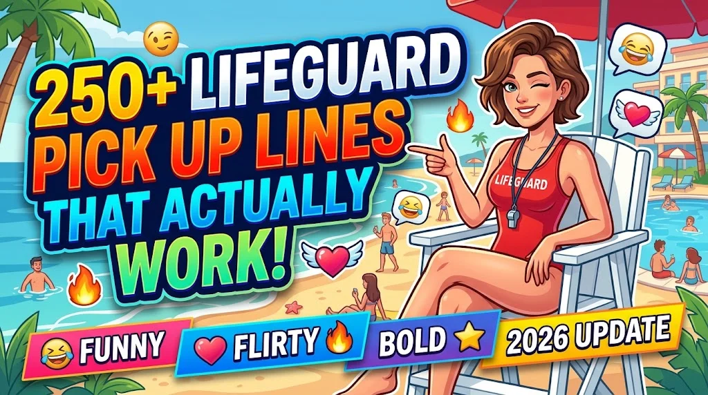 Lifeguard Pick Up Lines