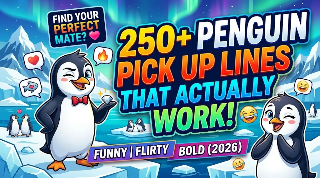 Penguin Pick Up Lines