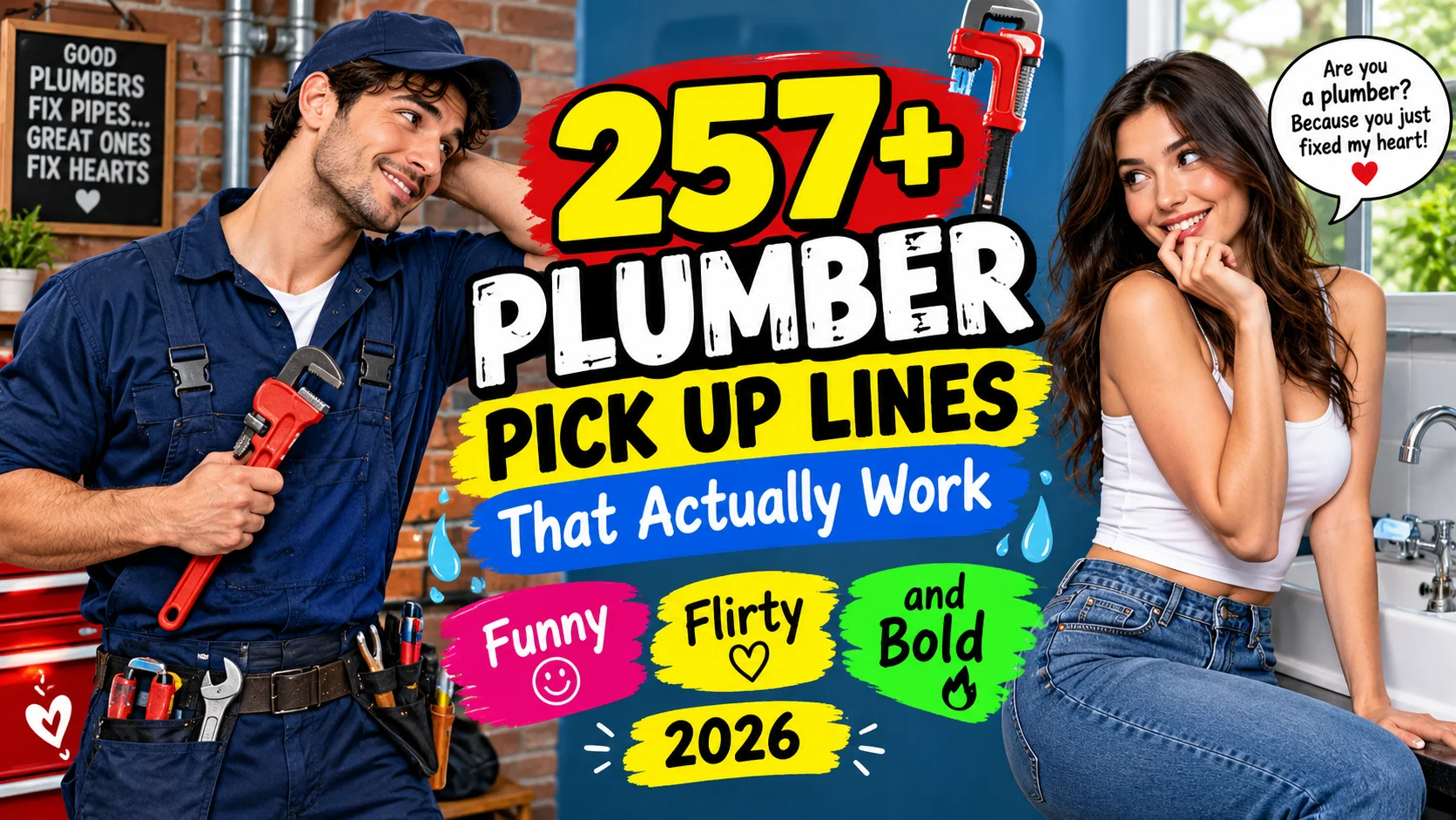 plumber pick up lines