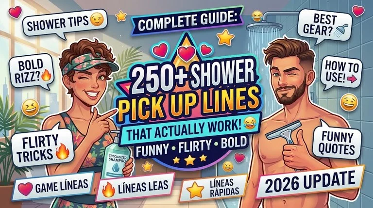 Shower Pick Up Lines