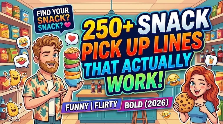Snack Pick Up Lines