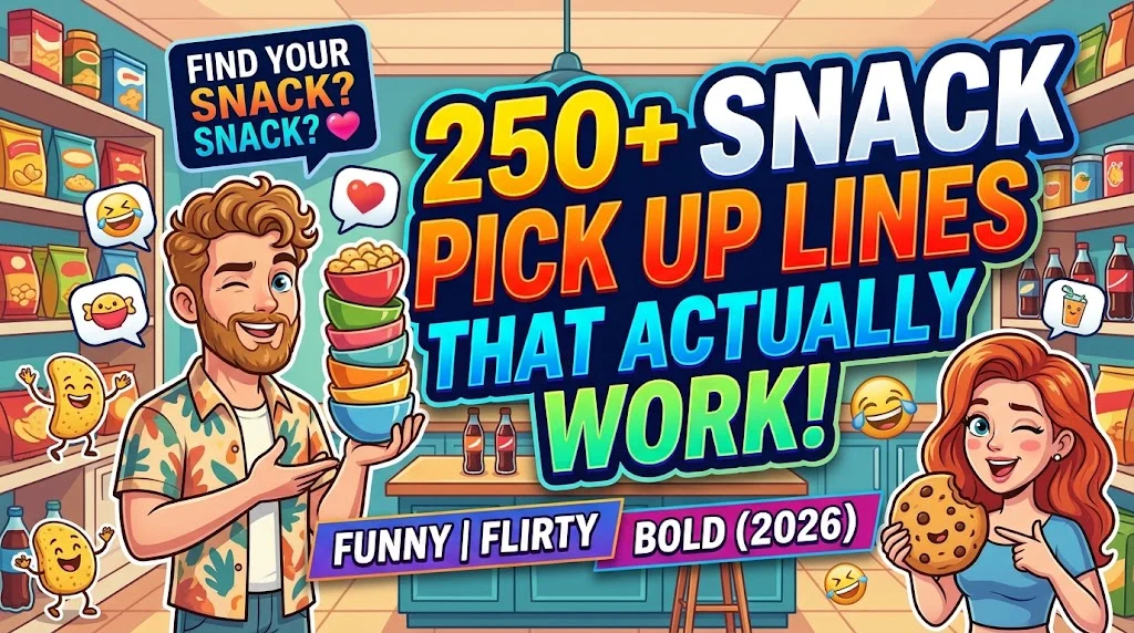 Snack Pick Up Lines