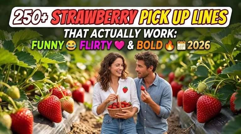 Strawberry Pick Up Lines
