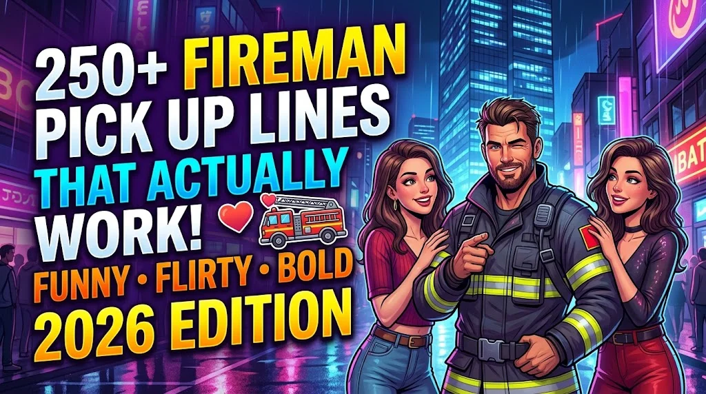 fireman pick up lines