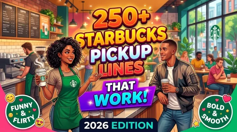 starbucks pick up lines